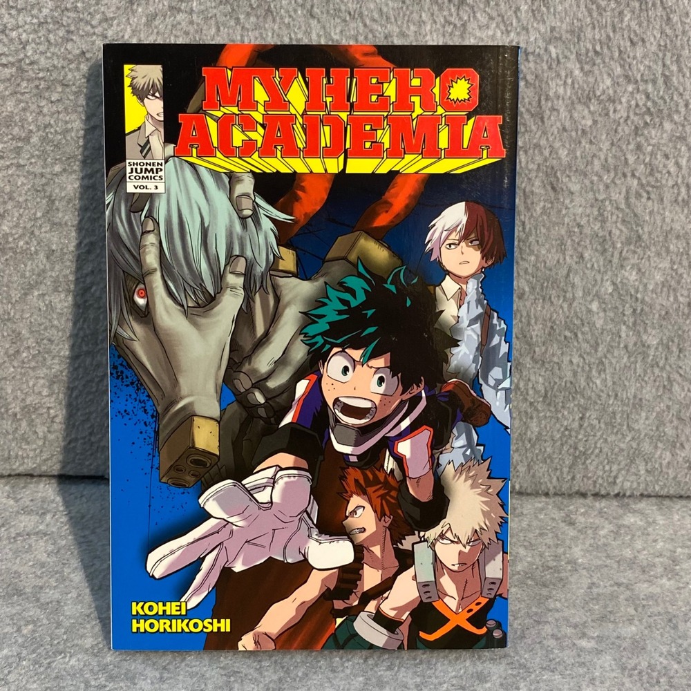 My Hero Academia Vol 3 Manga Shonen Jump Kohei Horikoshi Japanese Comic Book